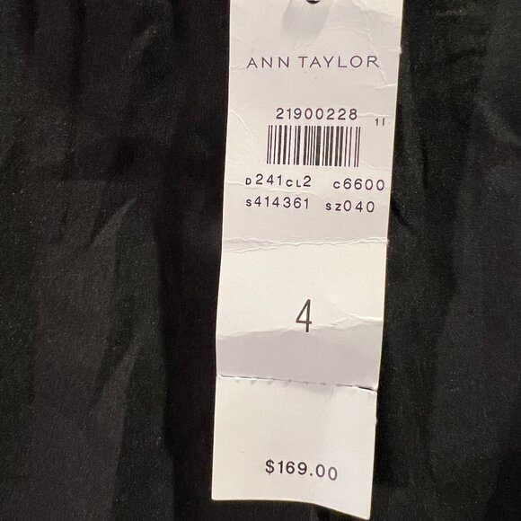 NWT Ann Taylor Black Velvet Single Button Jacket, SIze 4 - Picture 15 of 16